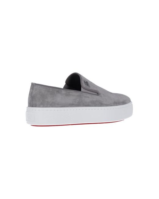 Christian Louboutin Gray Sneakers for men