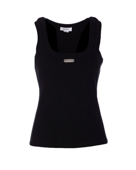 Alexander McQueen Black T-Shirts And Polos