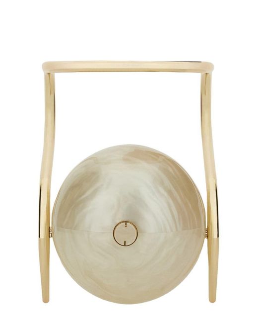 Cult Gaia White Clutch "Pearl"