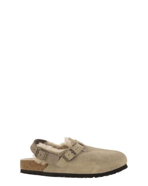 Birkenstock Natural Tokio Shearling