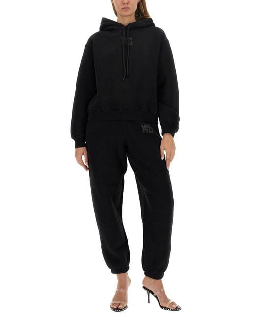 Alexander Wang Black Essential Sweatshirt