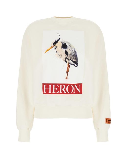 Heron Preston White Sweatshirts