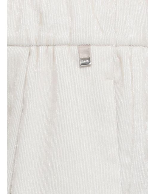 Herno White Trousers