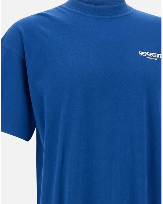 Represent Blue T-Shirts And Polos for men