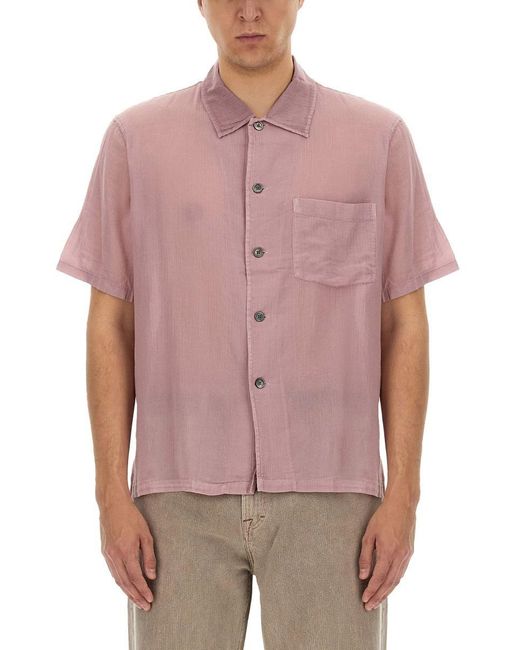 Our Legacy Pink Boxy Fit Shirt for men