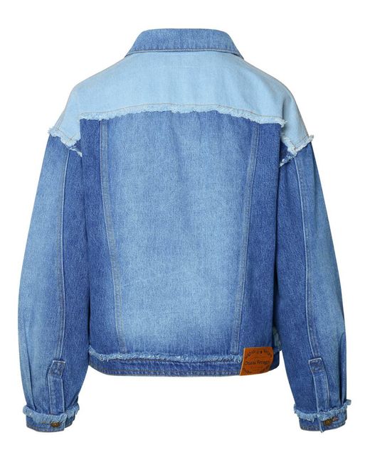 Chiara Ferragni Blue Cotton Jacket