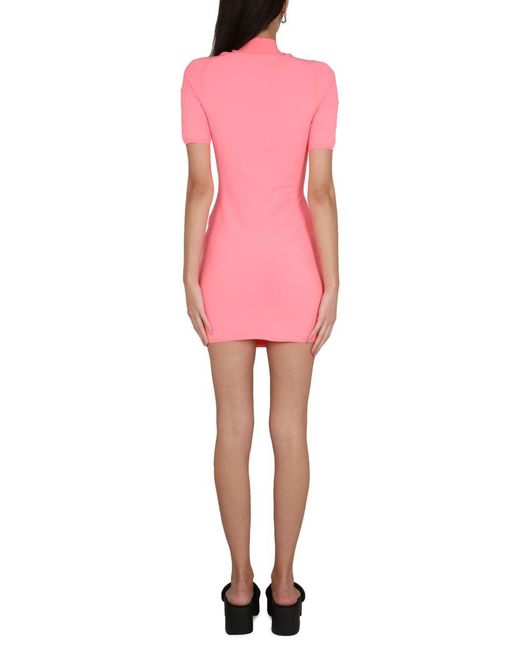 Alexander Wang Pink Turtleneck Dress