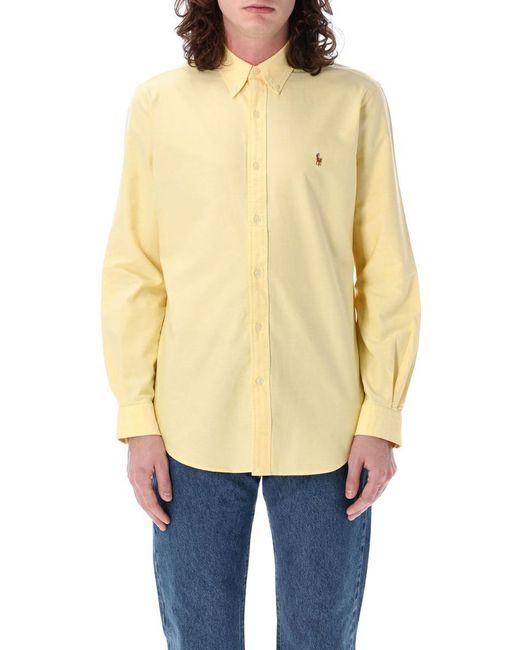 Polo Ralph Lauren Yellow Classic Shirt for men