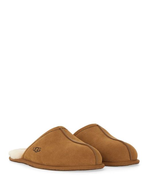 Ugg Brown Slippers "Scuff" for men
