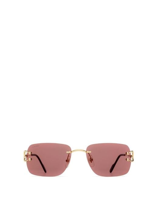 Cartier Pink Sunglasses for men