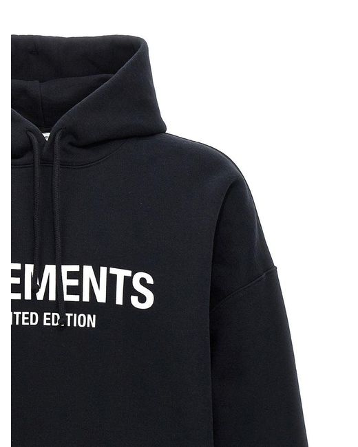 Vetements Blue 'Limited Edition Logo' Hoodie
