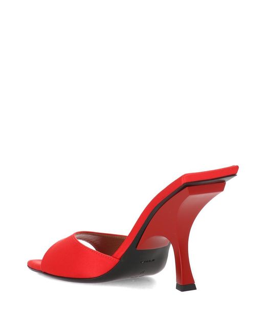 The Attico Red Sandals