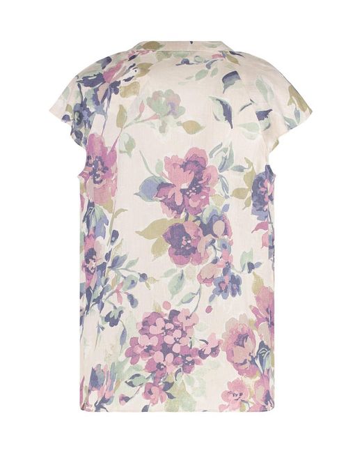 Ralph Lauren Pink Linen Blouse