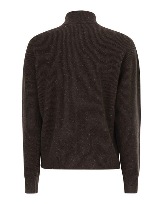 Peserico Black Cardigan With Buttons