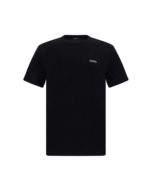 Zegna Black T-shirts for men