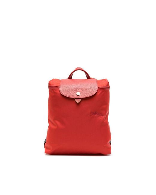 Longchamp Red Backpacks