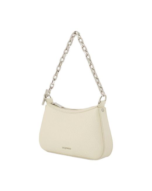 Alexander McQueen Natural T-Bar Mini Handbag