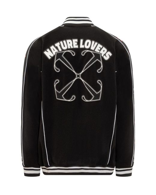 Off-White c/o Virgil Abloh Black Nature Lover Sweatshirt for men