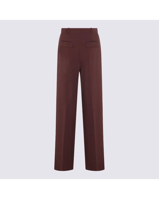 Elisabetta Franchi Red Trousers