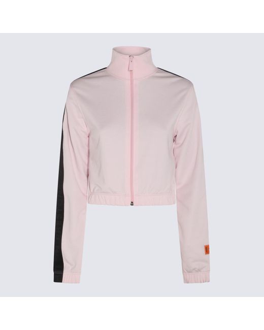 Heron Preston Pink Cotton And Nylon Blend Sweatshirt