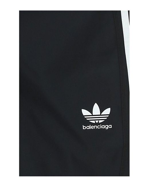 Balenciaga Blue X Adidas - Logo Print Shorts