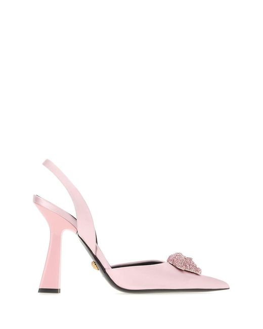 Versace Pink Heeled Shoes