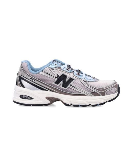 New Balance White 740 Sneakers