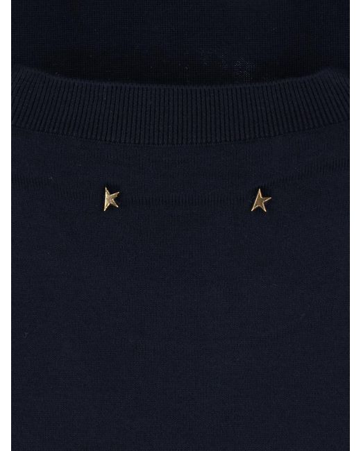 Golden Goose Deluxe Brand Blue Basic Sweater for men