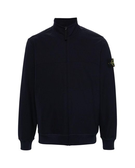 Stone Island Blue Outerwears for men