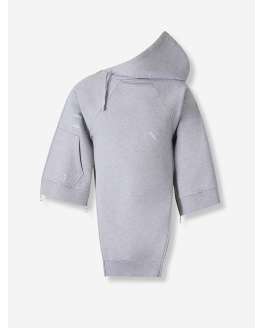 Setchu Gray Round Neck Sweater for men