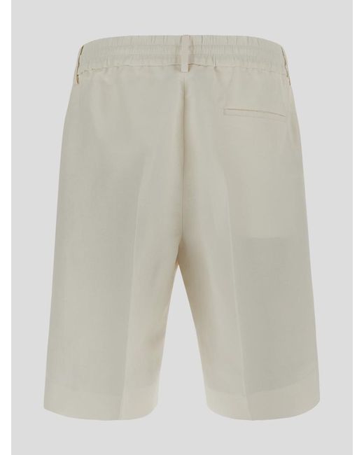Burberry Shorts in Natural for Men | Lyst