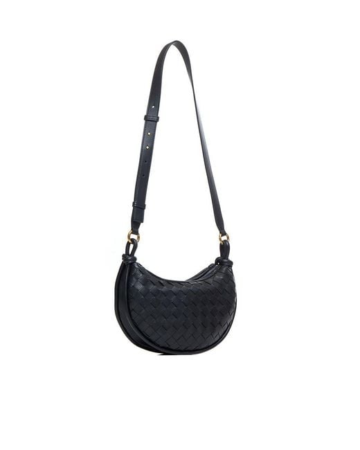 Bottega Veneta Black Gemelli Messenger Bag