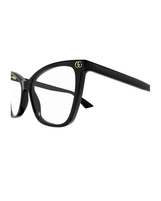 Gucci Black Gg1817O Linea Emblem Eyeglasses