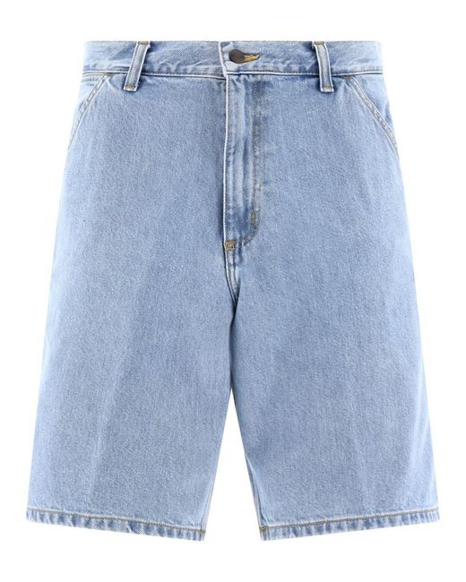 Carhartt Blue "Single Knee" Shorts for men