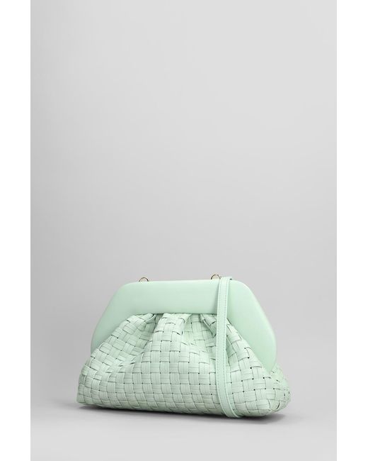 THEMOIRÈ Green Tia Micro Weaved Clutch