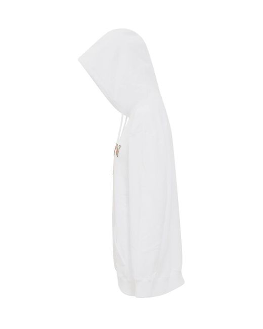 Lanvin White Curb Over Hoodie