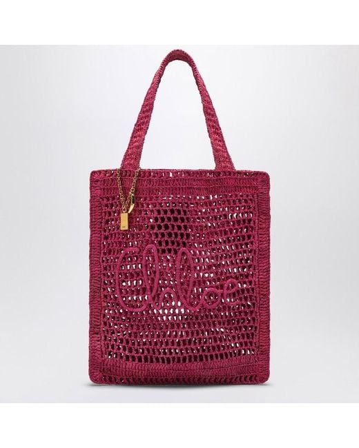 Chloé Red Tote Bag Summer Banana