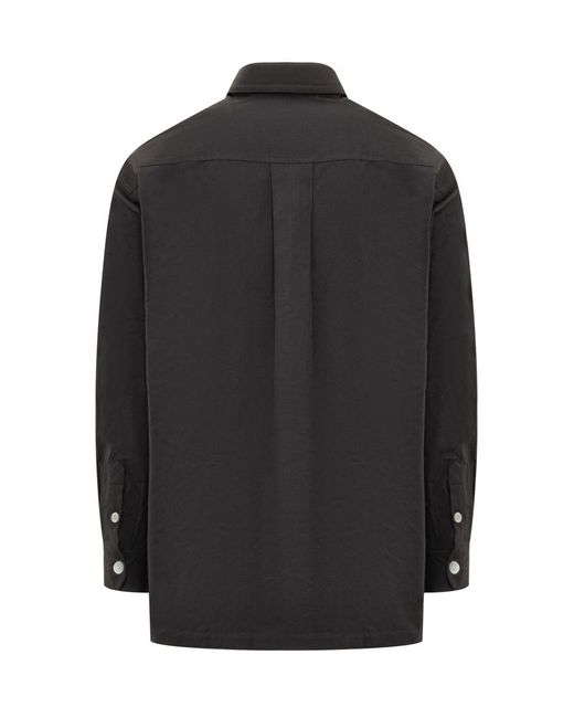 KENZO Black Boke Crest Oversize Shirt for men