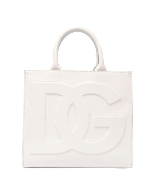 Dolce & Gabbana White Top Handles