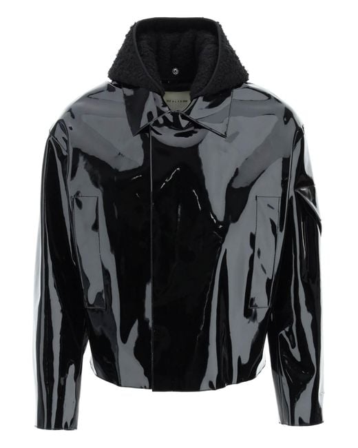 1017 ALYX 9SM Hooded Pvc Scout Jacket in Black for Men Lyst