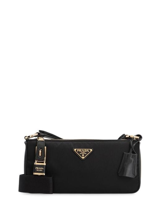 Prada Black Small Re-Nylon Shoulder Bag