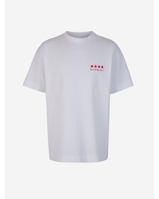 Givenchy White Cotton 4g T-shirt for men