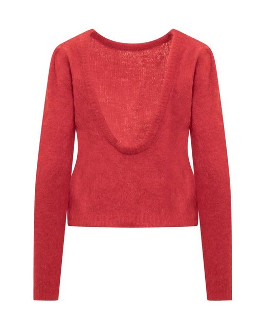 Ba&sh Red Turo Sweater