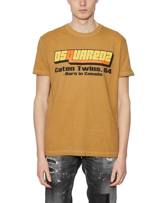DSquared² Orange T-Shirts & Tops for men