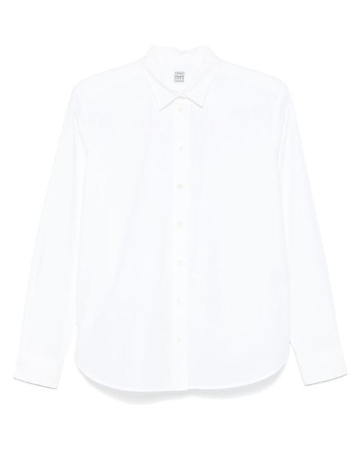 Totême  White Signature Cotton Shirt