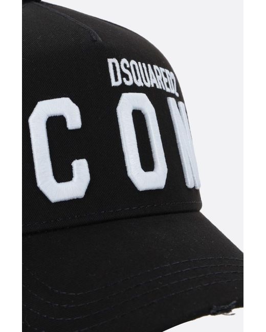 DSquared² Black Cap for men