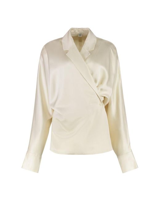 Totême  Natural Satin Blouse