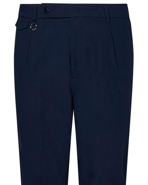 GOLDEN CRAFT Blue Charles Trousers for men