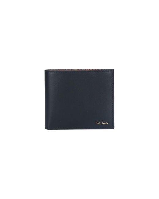 Paul Smith Blue 'signature Stripe' Wallet for men
