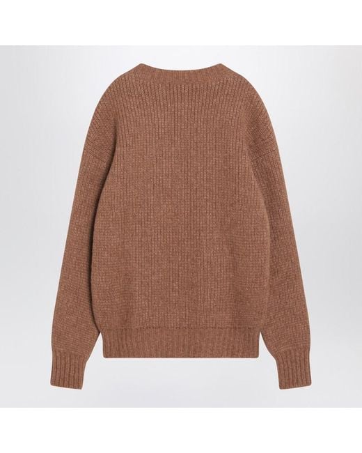 Saint Laurent Brown Camel Sweater